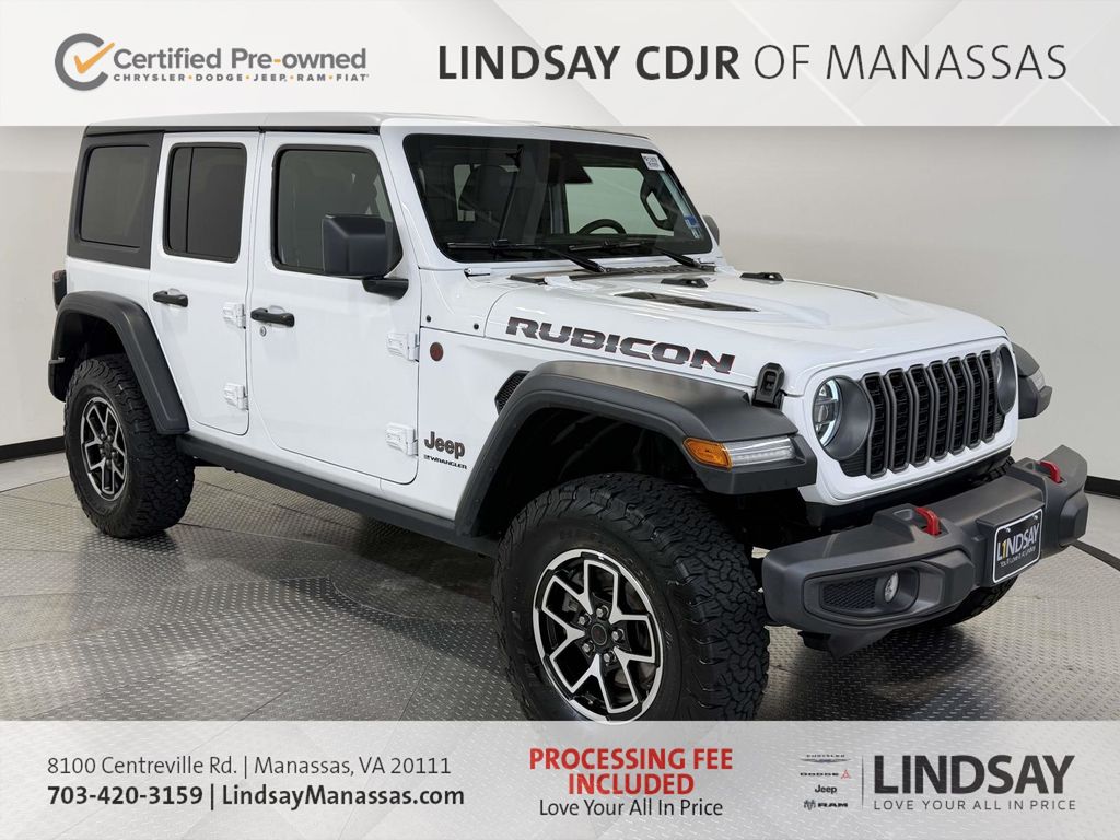 Bright White Clearcoat 2026 Jeep Wrangler SUV / Crossover Four-Wheel Drive 8-Speed Automatic