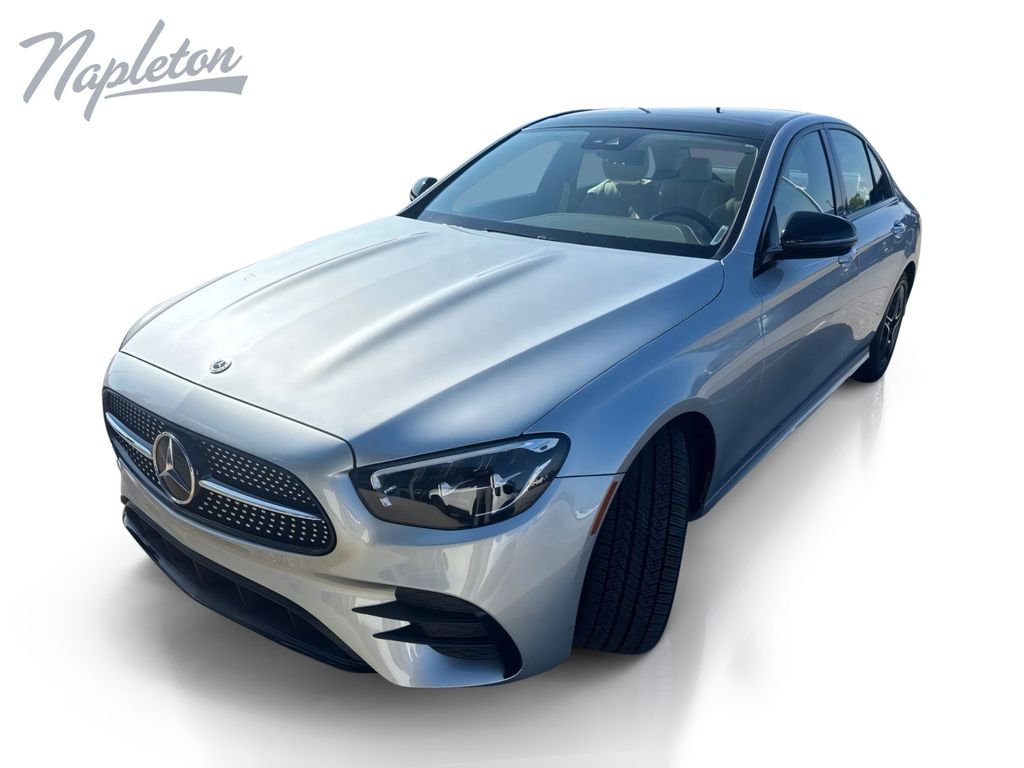 Mojave Silver Metallic 2021 Mercedes-Benz E-Class Sedan All-Wheel Drive 9-Speed Automatic