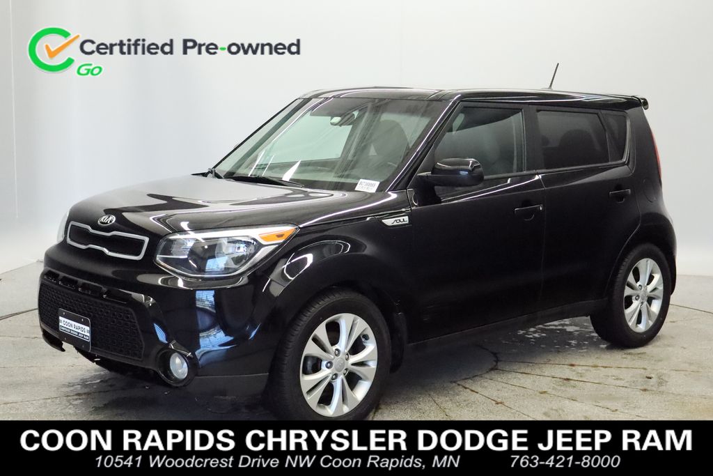 Shadow Black 2016 Kia Soul + Wagon Front-Wheel Drive 6-Speed Automatic