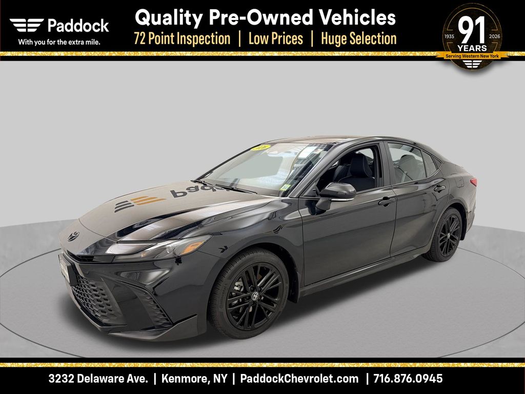 Midnight Black Metallic 2026 Toyota Camry Sedan All-Wheel Drive Continuously Variable Transmission