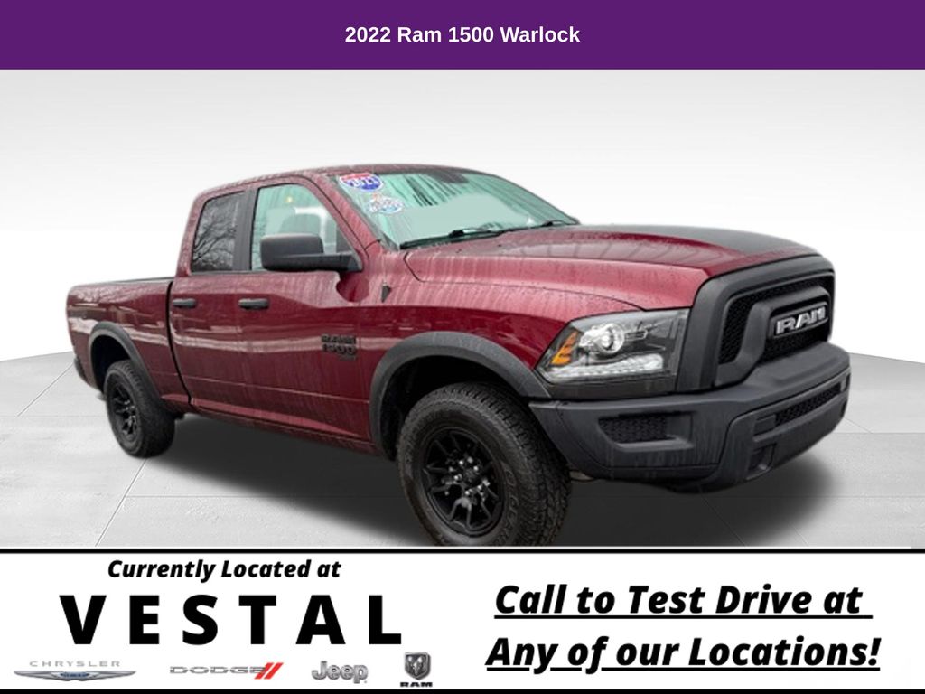 Delmonico Red Pearlcoat 2022 RAM 1500 Pickup Truck Four-Wheel Drive 8-Speed Automatic
