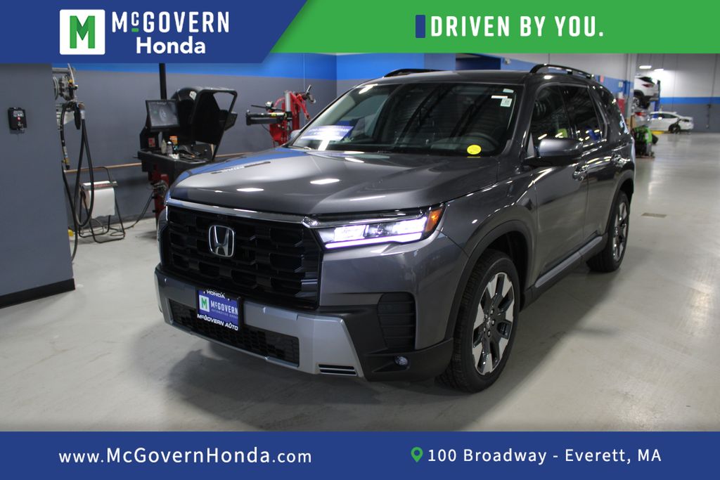Gray (Modern Steel Metallic) 2026 Honda Pilot Elite AWD SUV / Crossover All-Wheel Drive Automatic