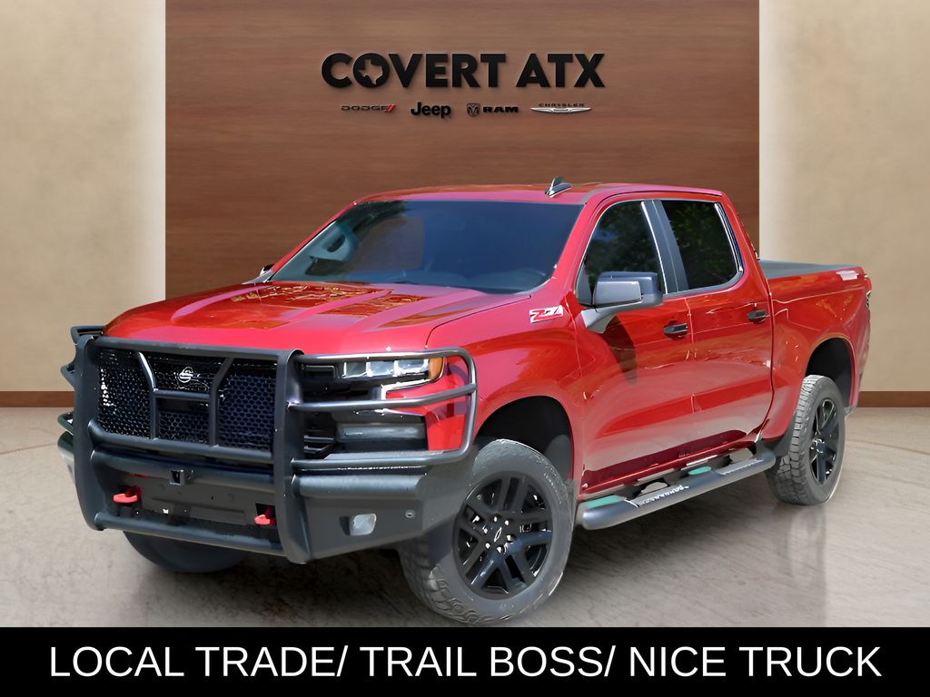 Cherry Red 2021 Chevrolet Silverado 1500 Pickup Truck Four-Wheel Drive Automatic