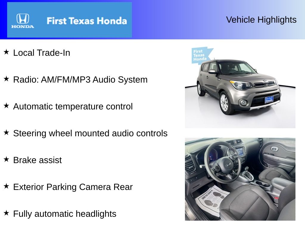 Used Car 2019 Kia Soul  Plus For Sale Under $12,000 In Austin, Texas