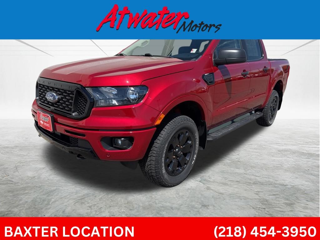 Red Metallic 2020 Ford Ranger Pickup Truck Four-Wheel Drive Automatic