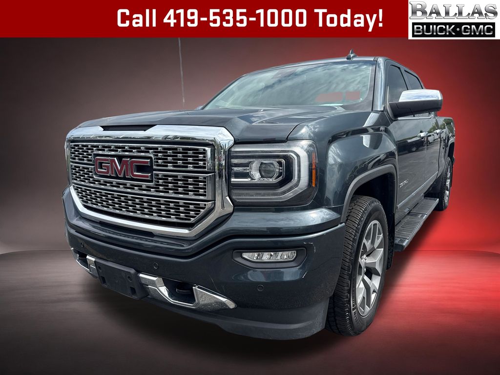 Dark Slate Metallic 2018 GMC Sierra 1500 Pickup Truck Four-Wheel Drive 8-Speed Automatic Overdrive