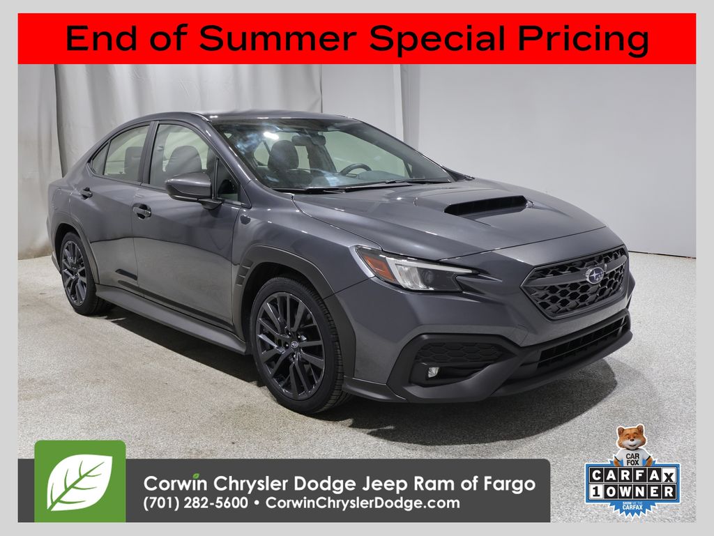 Magnetite Gray Metallic 2024 Subaru WRX Sedan All-Wheel Drive 6-Speed Manual