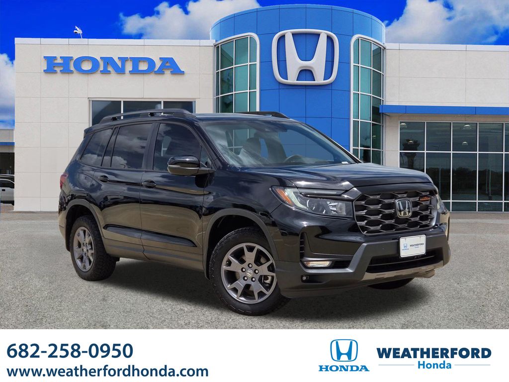Black 2024 Honda Passport SUV / Crossover All-Wheel Drive 9-Speed Automatic