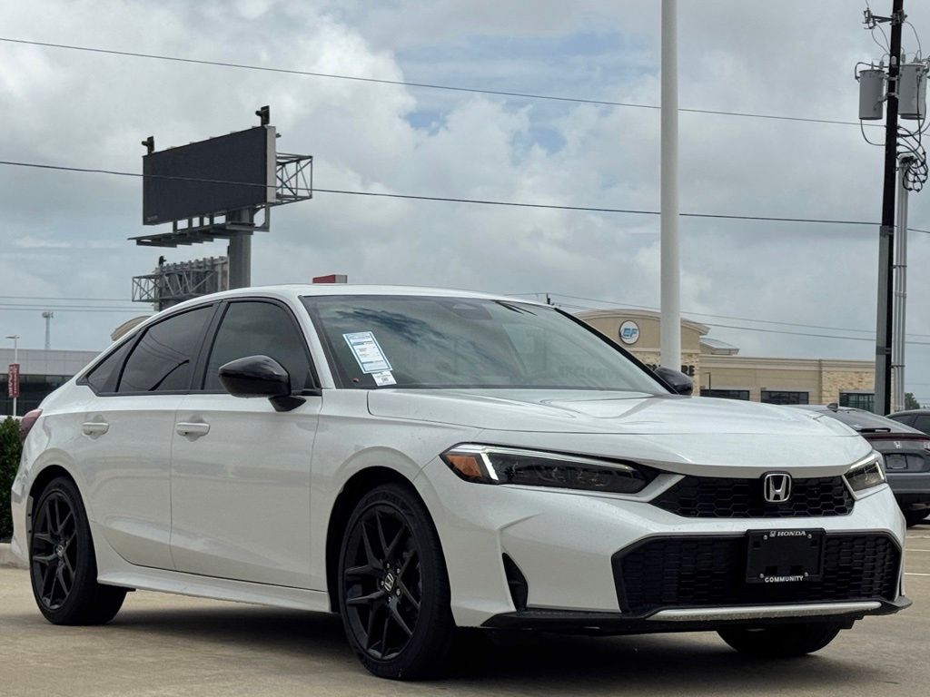 2026 Honda Civic Hybrid Sport White at Community Honda