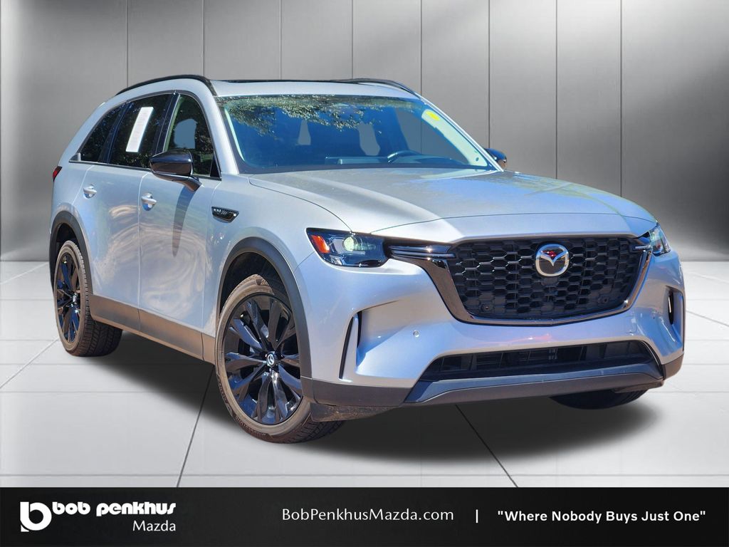 Sonic Silver 2025 Mazda CX-90 SUV / Crossover All-Wheel Drive 8-Speed Automatic