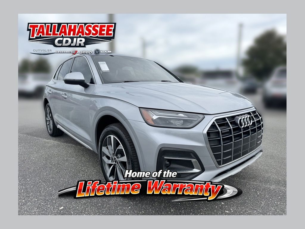 Silver Metallic 2021 Audi Q5 SUV / Crossover All-Wheel Drive 7-Speed Automatic