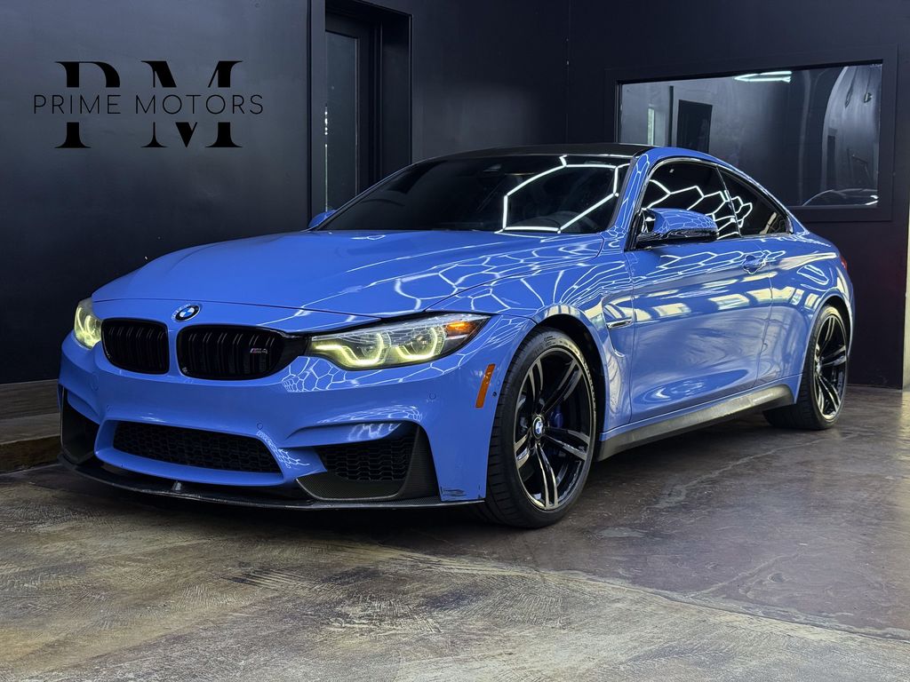 Marina Blue 2018 BMW M4 Coupe Rear-Wheel Drive 7-Speed Automatic