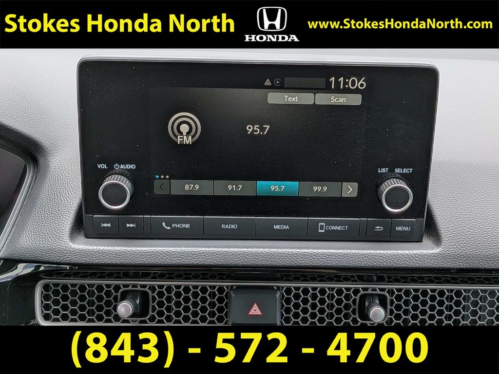 2025 Honda Civic LX Red at Stokes Honda North