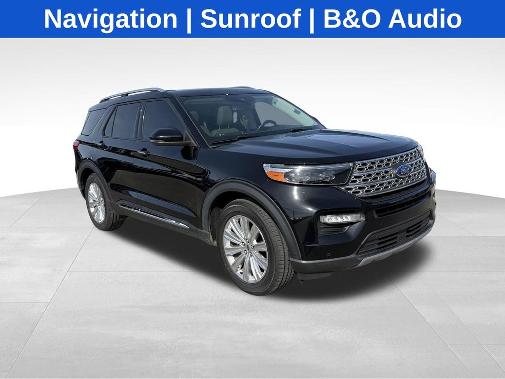 Agate Black Metallic 2020 Ford Explorer Limited RWD SUV / Crossover Rear-Wheel Drive Automatic