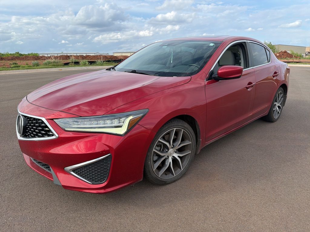 Red 2020 Acura ILX FWD with Premium Package Sedan Front-Wheel Drive 8-Speed Dual Clutch
