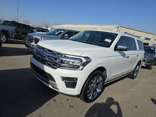 White Metallic 2023 Ford Expedition SUV / Crossover 4X2 Automatic