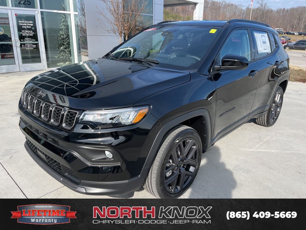 Diamond Black Crystal Pearlcoat 2026 Jeep Compass SUV / Crossover Four-Wheel Drive 8-Speed Automatic
