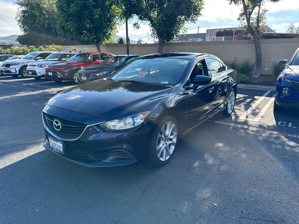 Deep Crystal Blue 2015 Mazda MAZDA6 Sedan Front-Wheel Drive 6-Speed Automatic