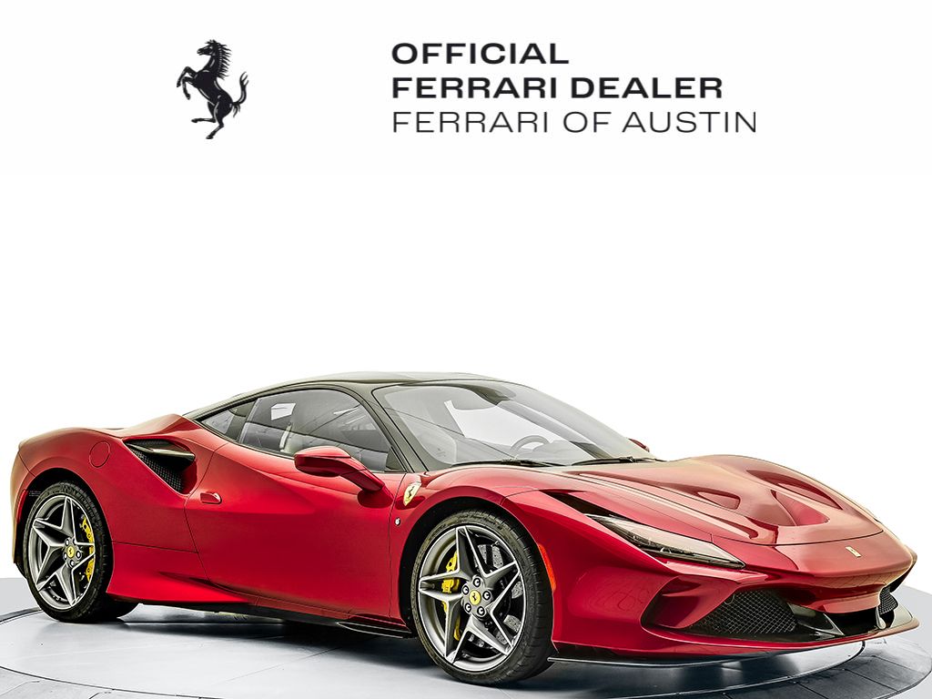 Rosso Fiorano 2020 Ferrari F8 Coupe Rear-Wheel Drive 7-Speed Automatic
