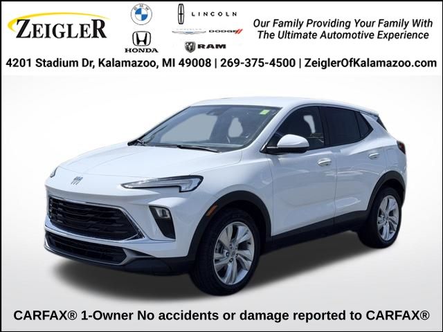Summit White 2024 Buick Encore GX SUV / Crossover Front-Wheel Drive Continuously Variable Transmission