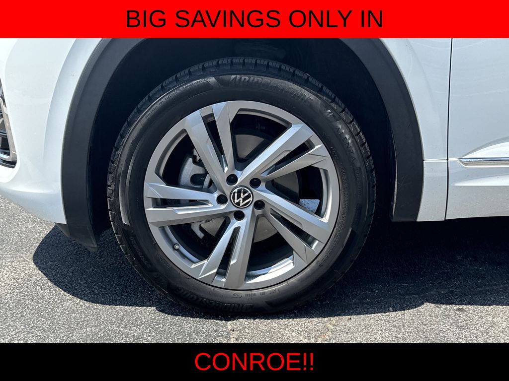 2024 Volkswagen Atlas Cross Sport 2.0T SEL R-Line White at DeMontrond Gulf Freeway