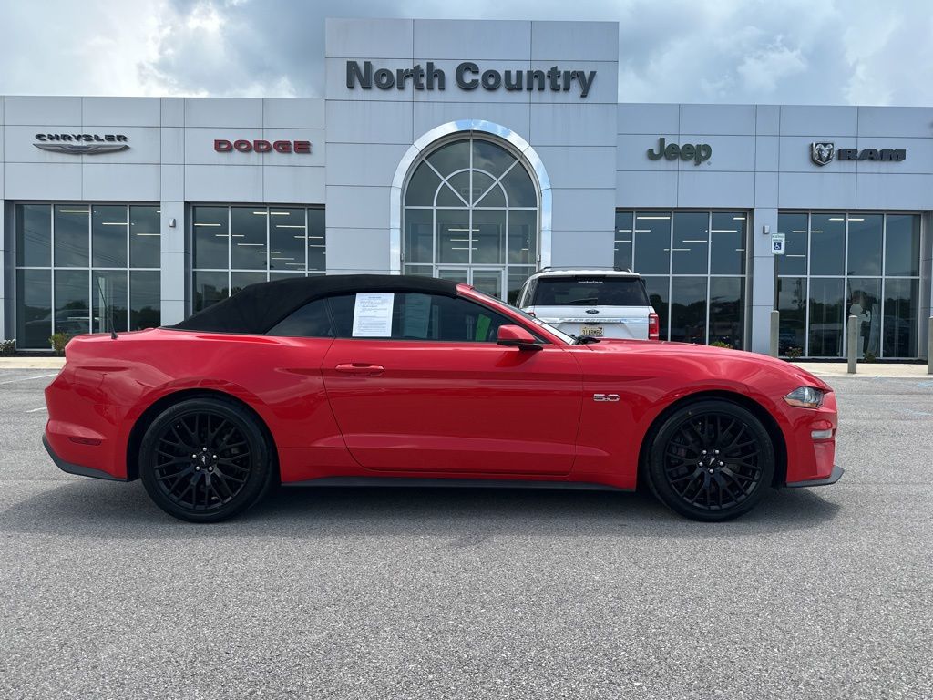 Race Red 2018 Ford Mustang GT Premium Convertible RWD Convertible Rear-Wheel Drive Automatic
