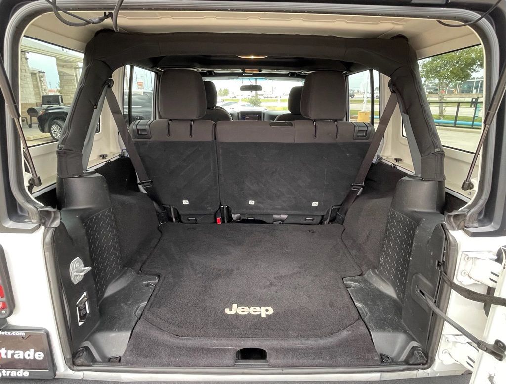 2017 Jeep Wrangler Unlimited Sport White at Classic Chevrolet Galveston