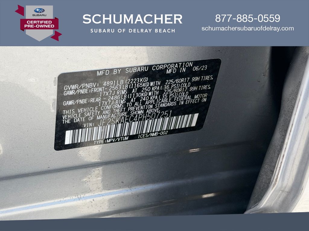 used 2023 Subaru Forester car, priced at $25,348