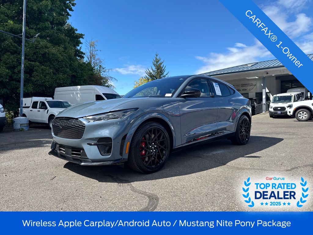 Vapor Blue 2023 Ford Mustang Mach-E SUV / Crossover All-Wheel Drive Automatic