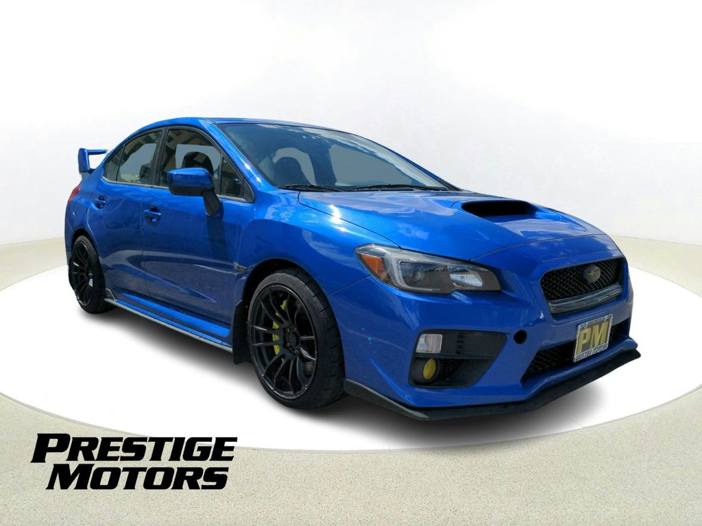 WR Blue Pearl 2017 Subaru WRX Sedan All-Wheel Drive 6-Speed Manual