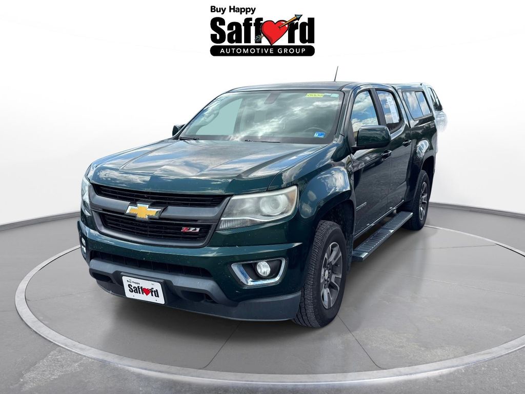 Rainforest Green Metallic 2015 Chevrolet Colorado Pickup Truck Four-Wheel Drive 6-Speed Automatic