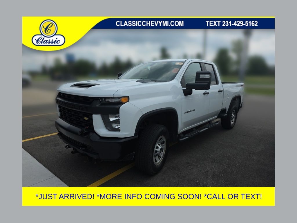 Summit White 2020 Chevrolet Silverado 2500HD Pickup Truck Four-Wheel Drive 6-Speed Automatic