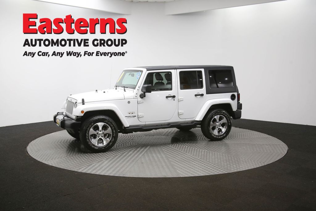 Used 2018 White Jeep Unlimited Sahara image 56