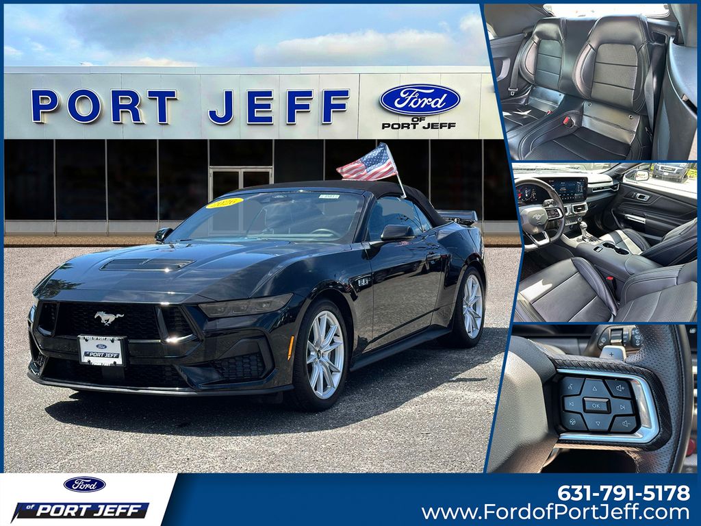 Shadow Black 2026 Ford Mustang Convertible Rear-Wheel Drive Automatic