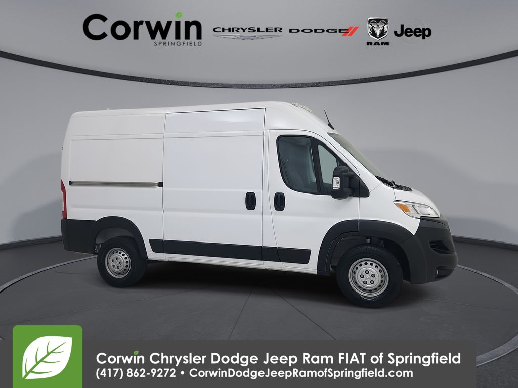 Bright White Clearcoat 2025 RAM ProMaster Van 9-Speed Automatic