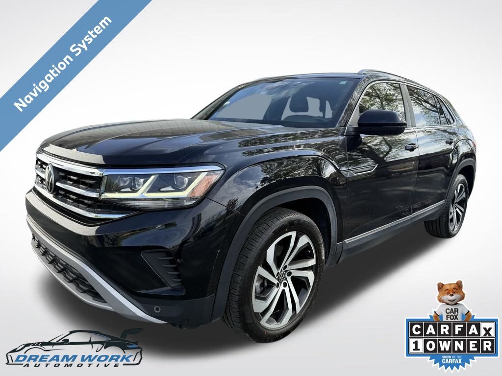 Deep Black 2022 Volkswagen Atlas Cross Sport SEL 4Motion SUV / Crossover All-Wheel Drive 8-Speed Automatic