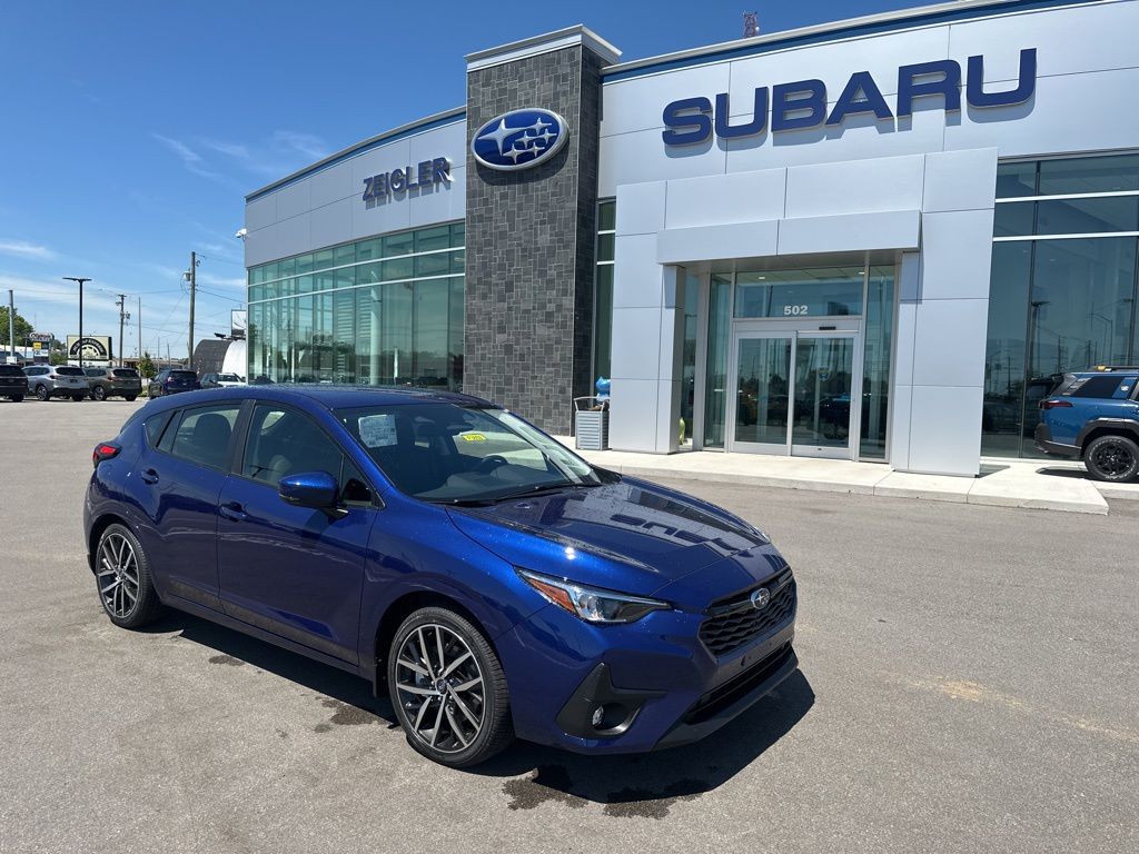 Sapphire Blue Pearl 2026 Subaru Impreza Wagon All-Wheel Drive Continuously Variable Transmission