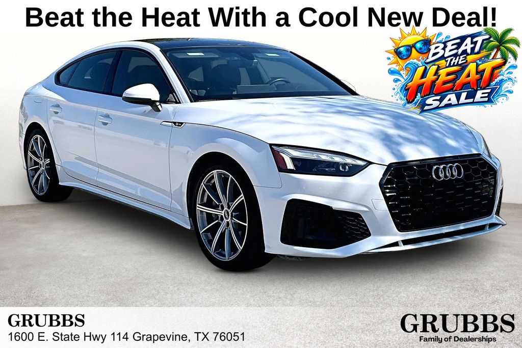 Arkona White 2025 Audi A5 Sportback Sedan All-Wheel Drive 7-Speed Automatic