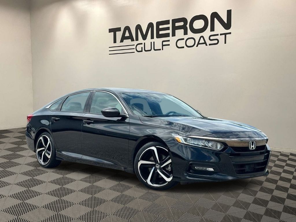 Crystal Black Pearl 2018 Honda Accord Sedan Front-Wheel Drive Continuously Variable Transmission