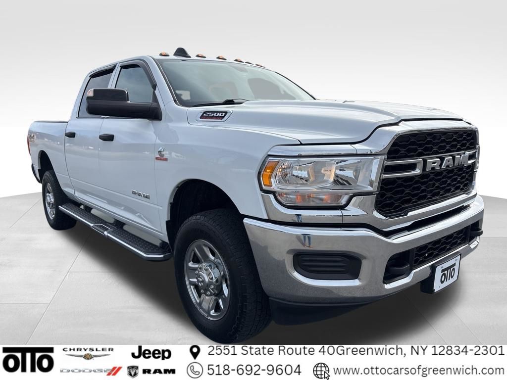 Bright White Clearcoat 2021 RAM 2500 Tradesman Crew Cab 4WD Pickup Truck Four-Wheel Drive 6-Speed Automatic