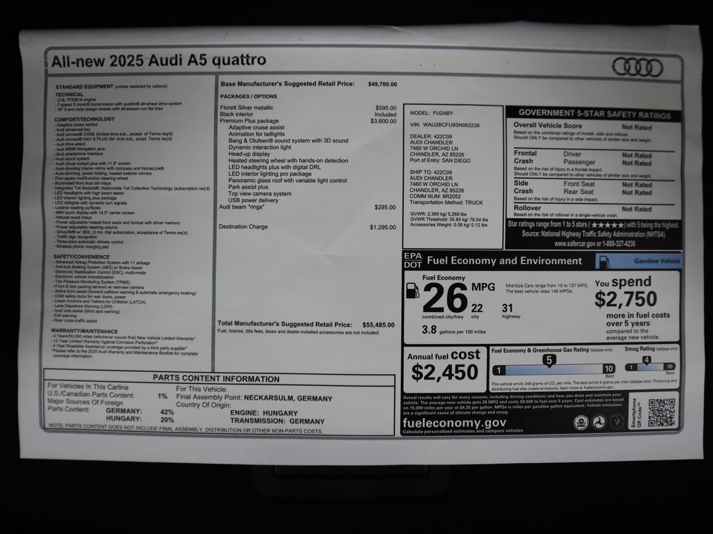 Thumbnail: 2025 Audi A5 - 9