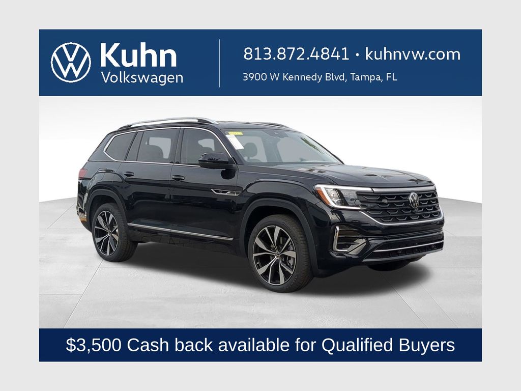 Deep Black Pearl 2026 Volkswagen Atlas SUV / Crossover All-Wheel Drive 8-Speed Automatic