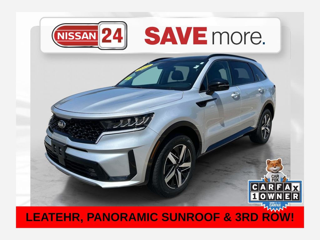 Sparkling Silver 2021 Kia Sorento SUV / Crossover All-Wheel Drive 8-Speed Dual Clutch