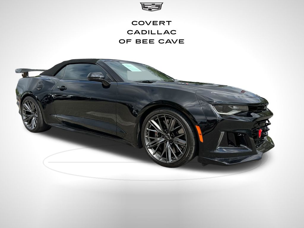 Black 2023 Chevrolet Camaro ZL1 Convertible RWD Convertible Rear-Wheel Drive Automatic