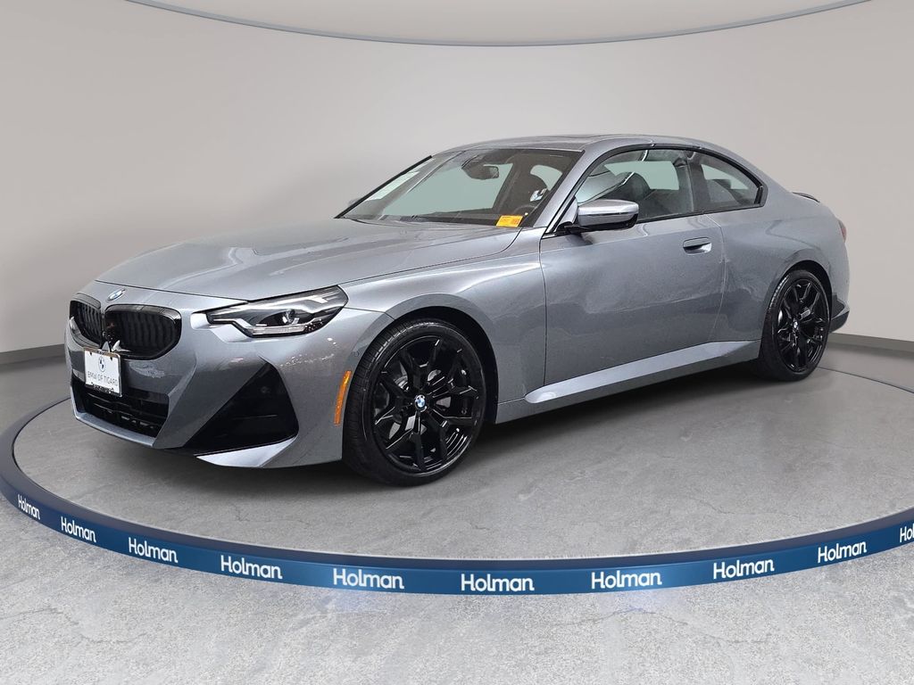 Gray (Skyscraper Grey Metallic) 2026 BMW 2 Series Coupe All-Wheel Drive 8-Speed Automatic