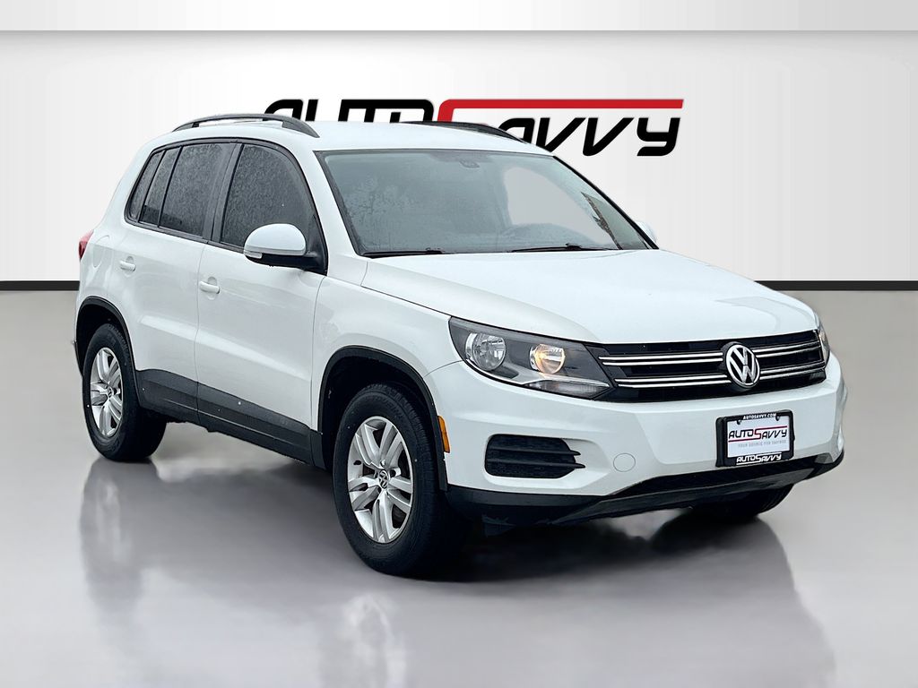 2016 Volkswagen Tiguan S White at Durrett Motor Company