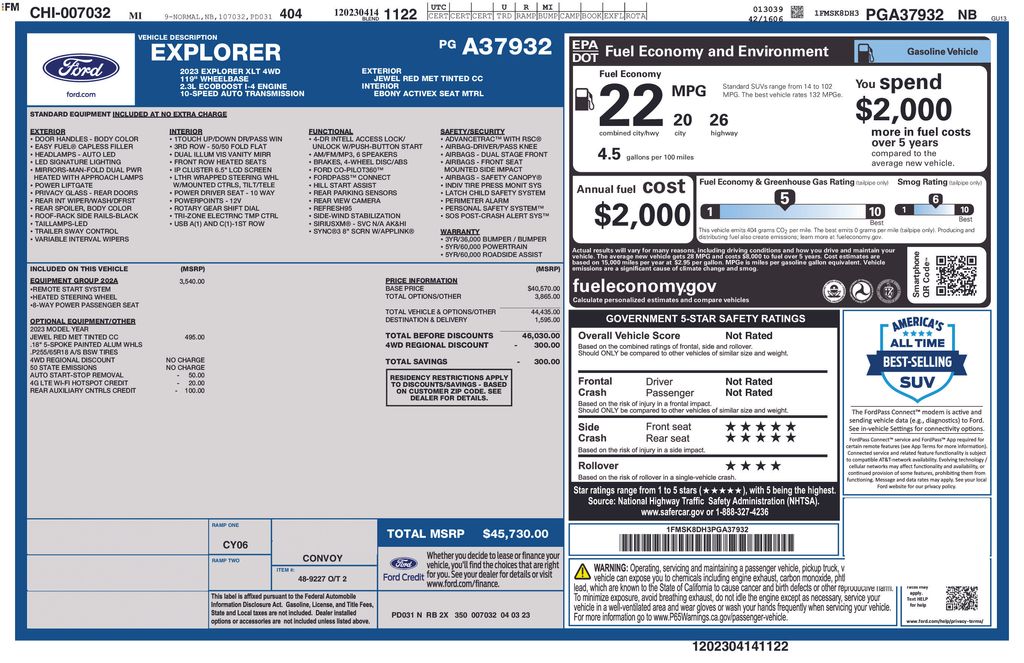 Used 2023 Ford Explorer SUV