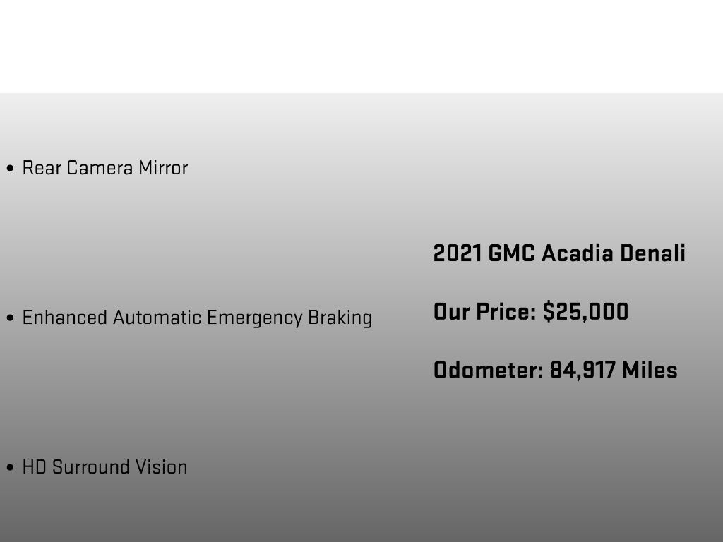 2021 GMC Acadia Denali Red at Carlisle Cadillac Buick GMC