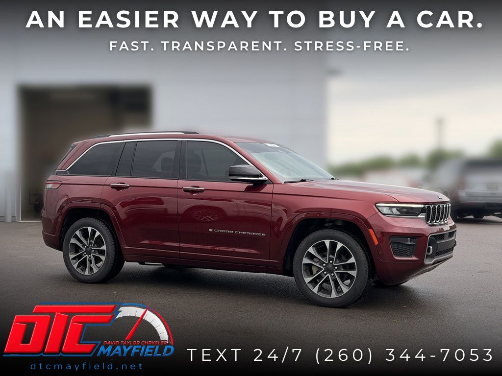 Velvet Red Pearlcoat 2023 Jeep Grand Cherokee SUV / Crossover Four-Wheel Drive 8-Speed Automatic