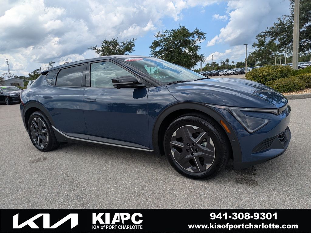 Midnight Lake Blue 2025 Kia EV6 Light Long Range RWD SUV / Crossover Rear-Wheel Drive 1-Speed Automatic